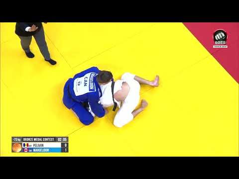 Masters 2022. 73 kg. Bronze. PELIVAN Petru (MDA) - MARGELIDON Arthur (CAN)