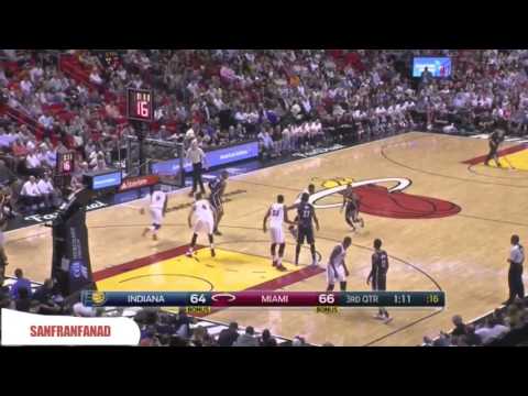Hassan Whiteside vs Pacers (2016/02/22) - 19 Pts, 18 Rebs, 6 Blocks!
