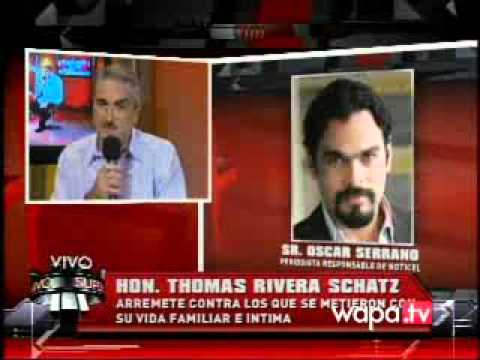 SuperXclusivo 6/3/11 - Thomas Rivera Schatz arremete contra que hablaron de su familia 1/2