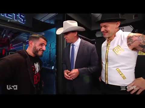 Johnny gargano jbl Baron corbin raw 10/24/22