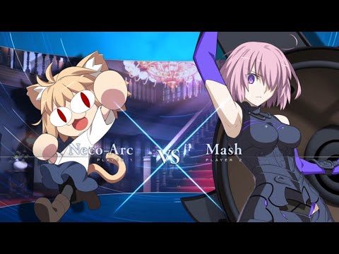 Neco-Arc (EX) vs Mash (EX) 【MELTY BLOOD TYPE LUMINA】