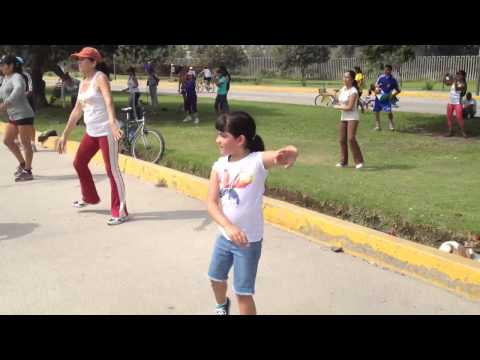 Camila (6 años) en el Pentagonito