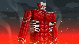 Download lagu Armin Colossal Titan transforms - Minecraft animation mp3