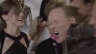 Emma Watson kicks Conan in the balls