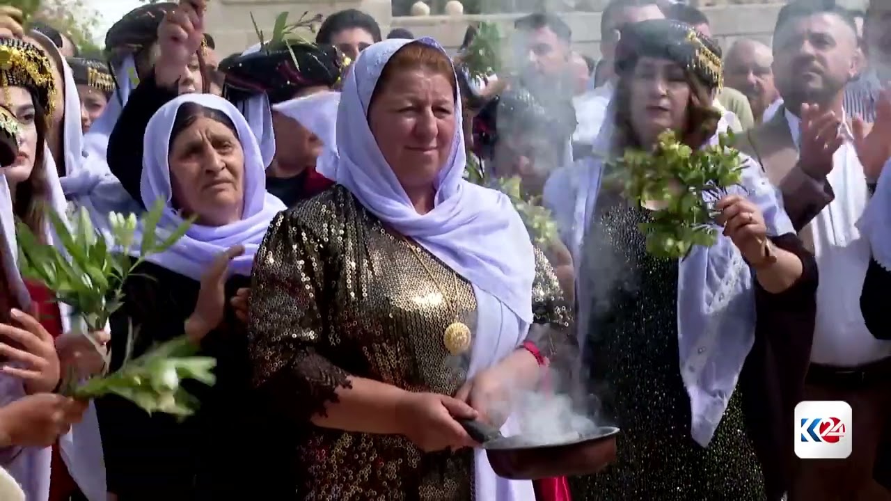 ڤیدیۆ | ئێزدییه‌كان رێوڕه‌سمی تەوافی مه‌می شەڤان به‌رێوه‌ده‌به‌ن