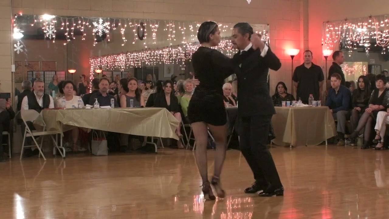 Tomas Galvan and Gimena Herrera at Milonga Sonata 2/3