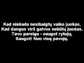 Česlovas Gabalis - Tavo Garbė (su žodžiais) 