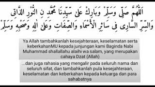 Download lagu sholawat nuridzati ( sholawat mempermudah masalah hidup ) | lirik dan artinya. mp3