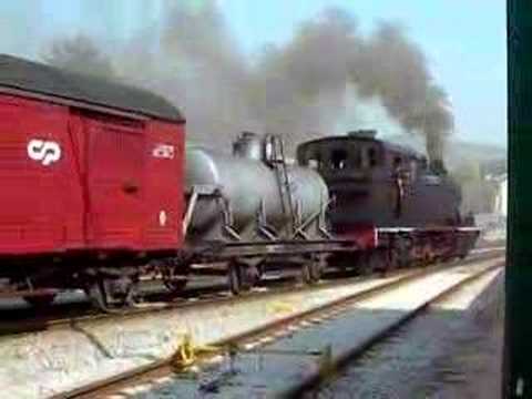 Comboio a vapor no Douro