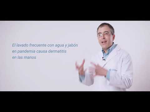 Tengo dermatitis en las manos. Creo que por usar tanto jabón, ¿puede ser, doctor?