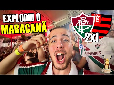 GANHAR FLA x FLU É NORMAL! Fluminense 2x1 Flamengo - VLOG NA ARQUIBANCADA | Brasileirão 2025