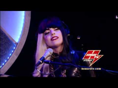 Lady Gaga Performs Edge of Glory on Howard Stern