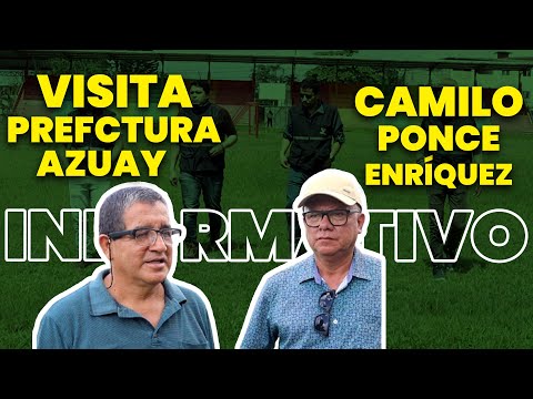 Prefectura del Azuay impulsa mejoras en el estadio de Camilo Ponce Enríquez