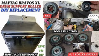 Maytag Bravos XL Support Roller DIY Replacement (5 Roller)