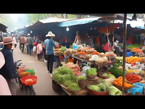 Cambodia's Hidden Gem: Exploring the Most Vibrant Countryside Food Market!