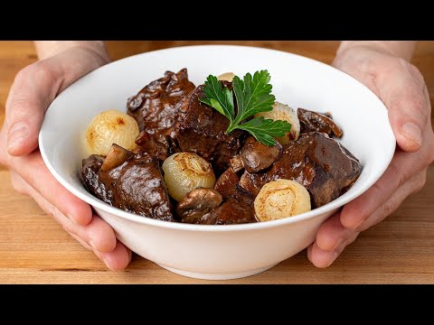 Julia Child's Beef Bourguignon with Walmart Ingredients