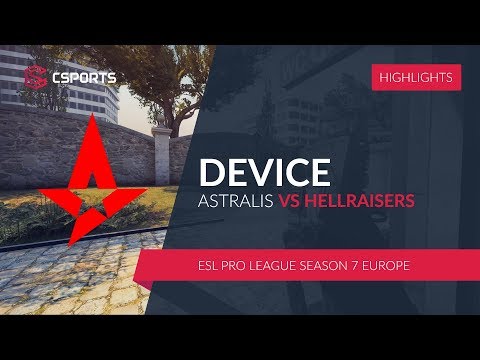ASTRALIS.DEVICE VS. HELLRAISERS @ESL Pro League Season 7 Europe