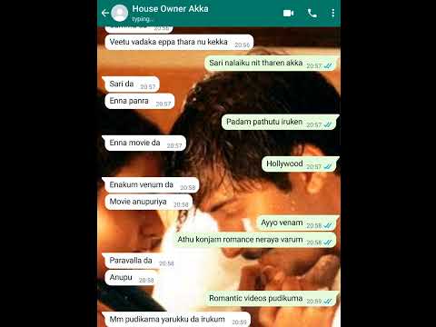 உனக்கு asaiya iruntha enna venum na panniko | tamil whatsup chating | tamil  videos