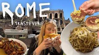 Travel vlog - Visiting Rome: Delicious Food & Iconic Sights (Staying in Charming Trastevere)