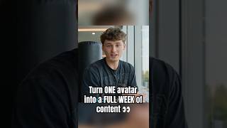 Turn ONE avatar into a FULL WEEK of content 👀 #heygen #aiavatar #aivideo #aiworkflow #aitips