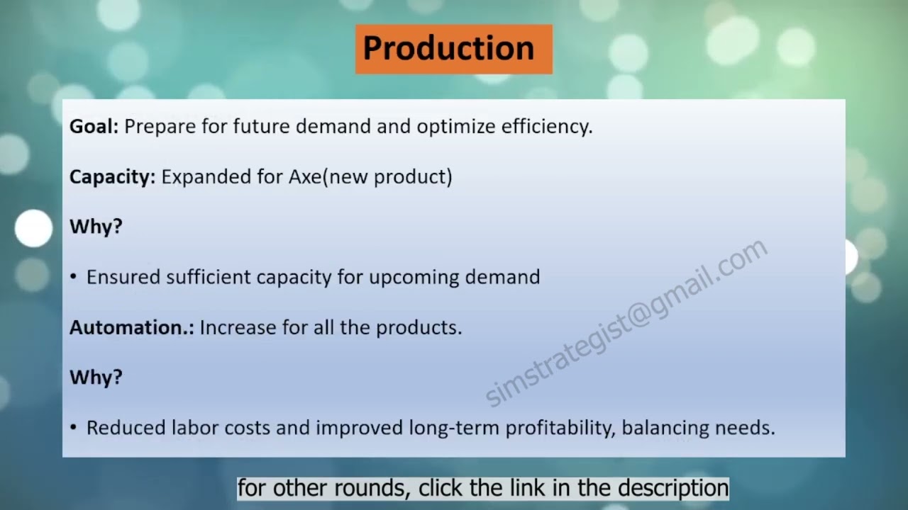 Capsim capstone 2.0 round 1 decisions