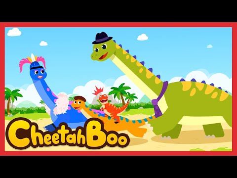 Look at us! We are the tallest dinosaurs! | Brachiosaurus | Nursery rhymes & Kids Song | #Cheetahboo