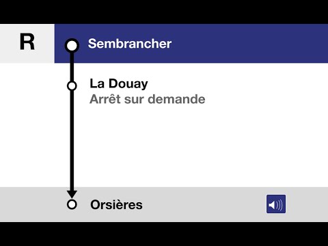 annonces Regionalps » R Sembrancher — Orsières (2023) | Saint-Bernard Express | SLBahnen