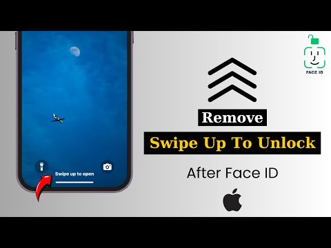 How To Remove Swipe Up To Unlock iPhone After Face ID | iPhone Unlock Without Swipe Up