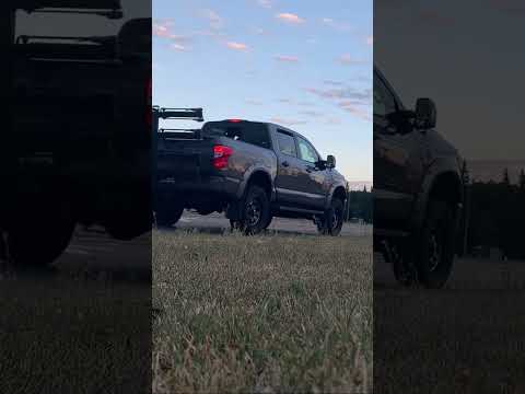 2018 Nissan Titan 5.6L Borla Exhaust K&N Intake Backfire #nissantitan #borlaexhaust