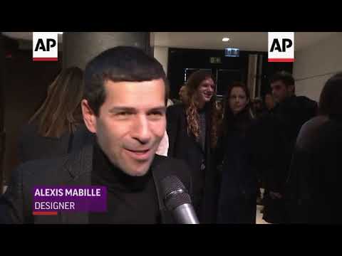 Alexis Mabille's rainbow splashes into Paris