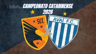 SANTA CATARINA X AVAÍ - AO VIVO