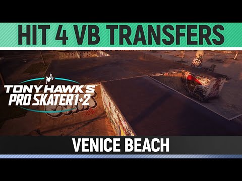 Tony Hawk's Pro Skater 1+2 - Venice Beach - Hit 4 VB Transfers