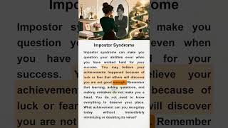 Impostor Syndrome #englishfluentstories #stopthinking