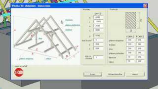 Więźba 3D - nakładka na AutoCADa