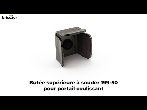 Butée supérieure à souder 199-50 pour portail coulissant COMUNELLO