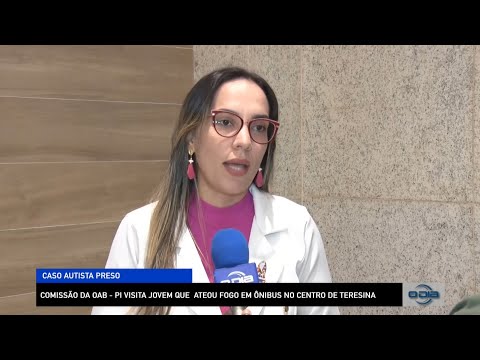 Comissão da OAB-PI visita jovem que ateou fogo em ônibus no Centro de Teresina 30 09 2022