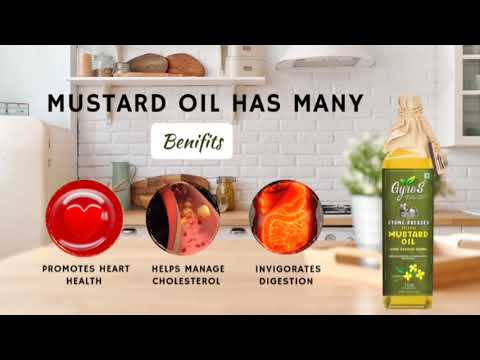 Lowers cholesterol cold pressed yellow mustard oil, packagin...