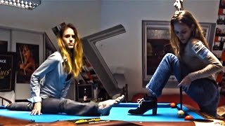 Venom & Venomette Amazing Pool Trick Shots