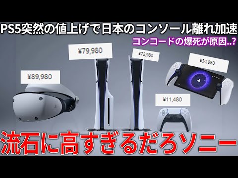 PS5 と PS4: ソニーは現在、これらの価格を特に大幅に値上げしています