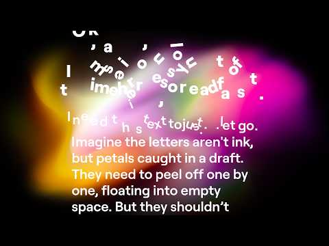 Floating Letters