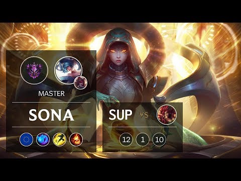 Sona Support vs Zyra - EUW Master Patch 9.6
