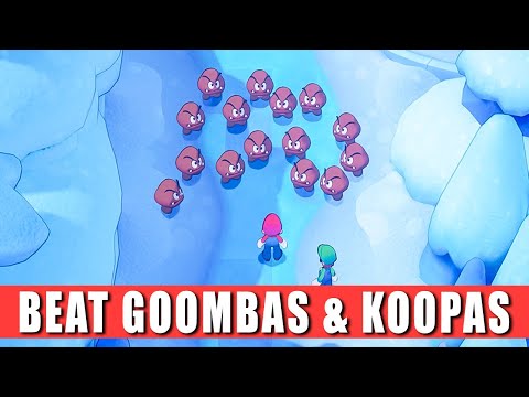 How to beat the Goombas and Koopas on Slippenglide Island Mario and Luigi Brothership