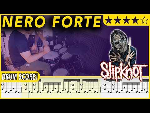 Nero Forte - Slipknot | DRUM SCORE Sheet Music | #562 DRUMSCRIBE