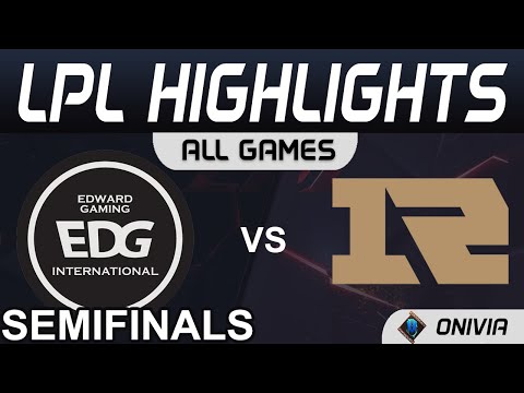 EDG vs RNG Highlights ALL GAMES LPL Spring Semifinals 2021 EDward Gaming vs Royal Never Give Up