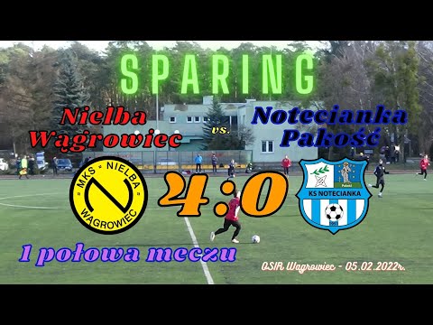 Nielba Wągrowiec vs. Notecianka Pakość (1 połowa sparingu) 05.02.2022r.