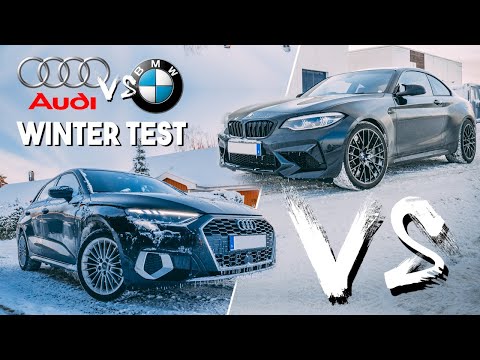 FWD vs RWD winter test! Drifting God or Understeer King? Audi & BMW head to head!