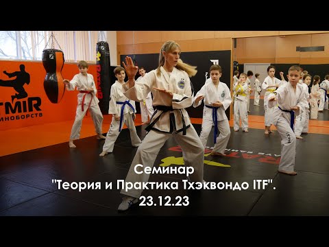 Семинар "Теория и Практика Тхэквондо ITF". 23.12.23.