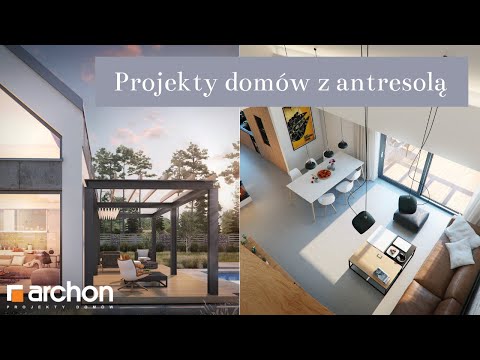 Projekty domów z antresolą I ARCHON+ Projekty Domów