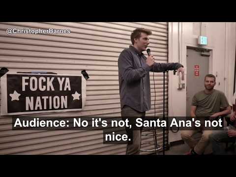 "Fitting in" in California - Chris Barnes - Stand Up Comedy