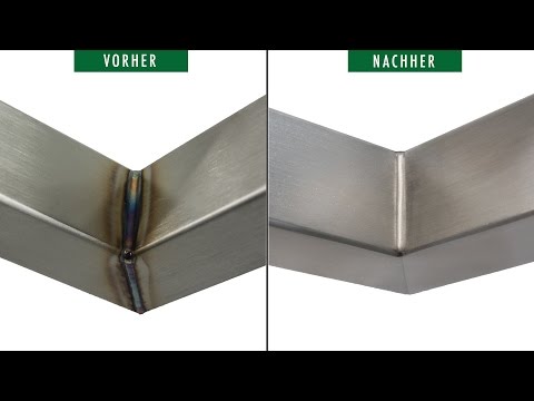 Vierkantrohr - Kehlnahtbearbeitung